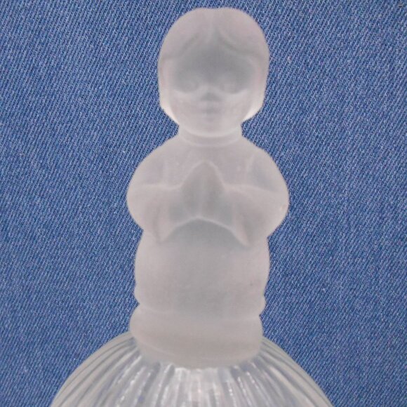 VINTAGE 1978 GOEBEL ANNUAL GLASS CRYSTAL BELL PRAYING GIRL WEST GERMANY HUMMEL - Picture 6 of 15